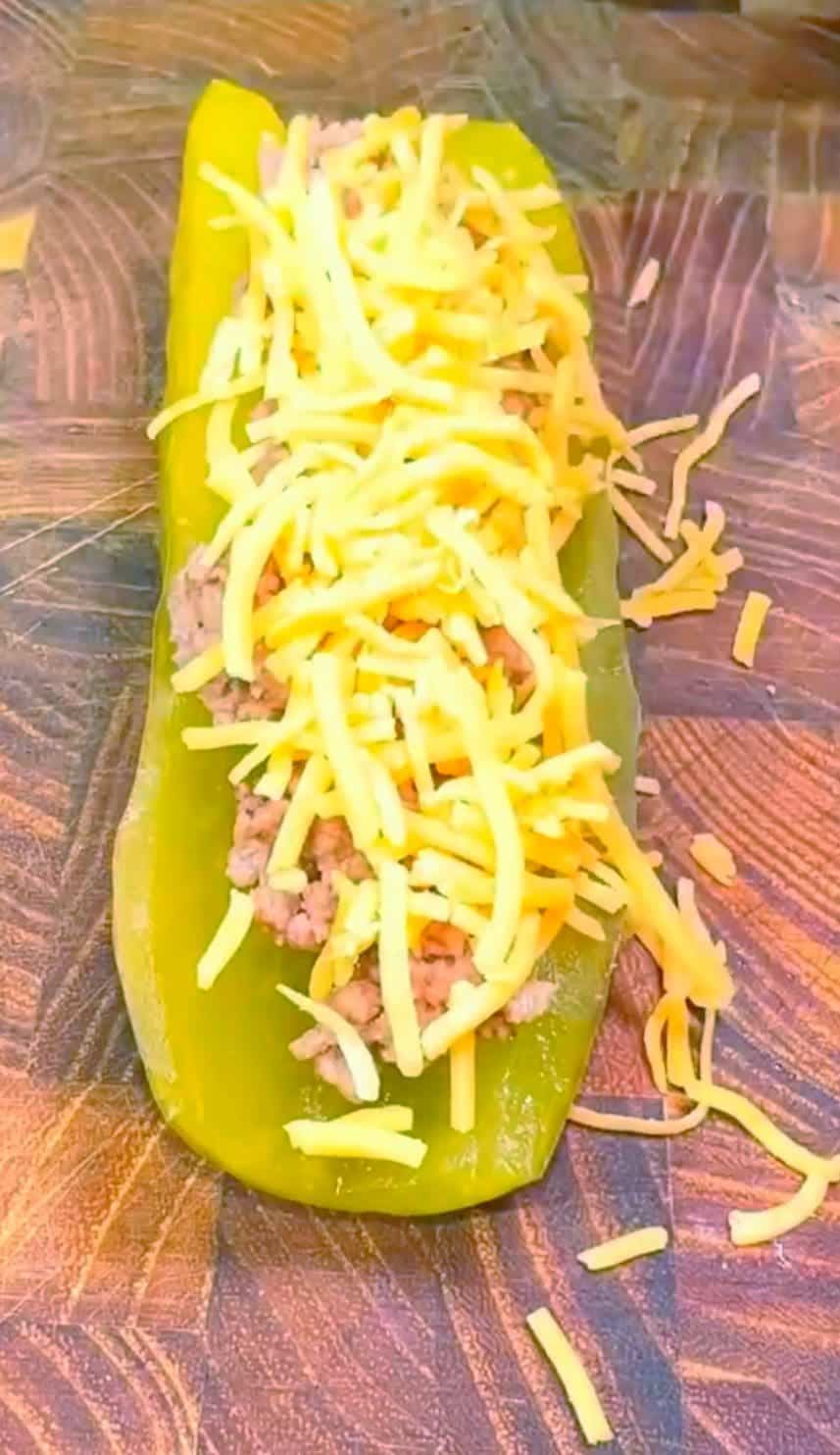 Bacon Cheeseburger Pickle Poppers Appetizer Recipe Cooking In The