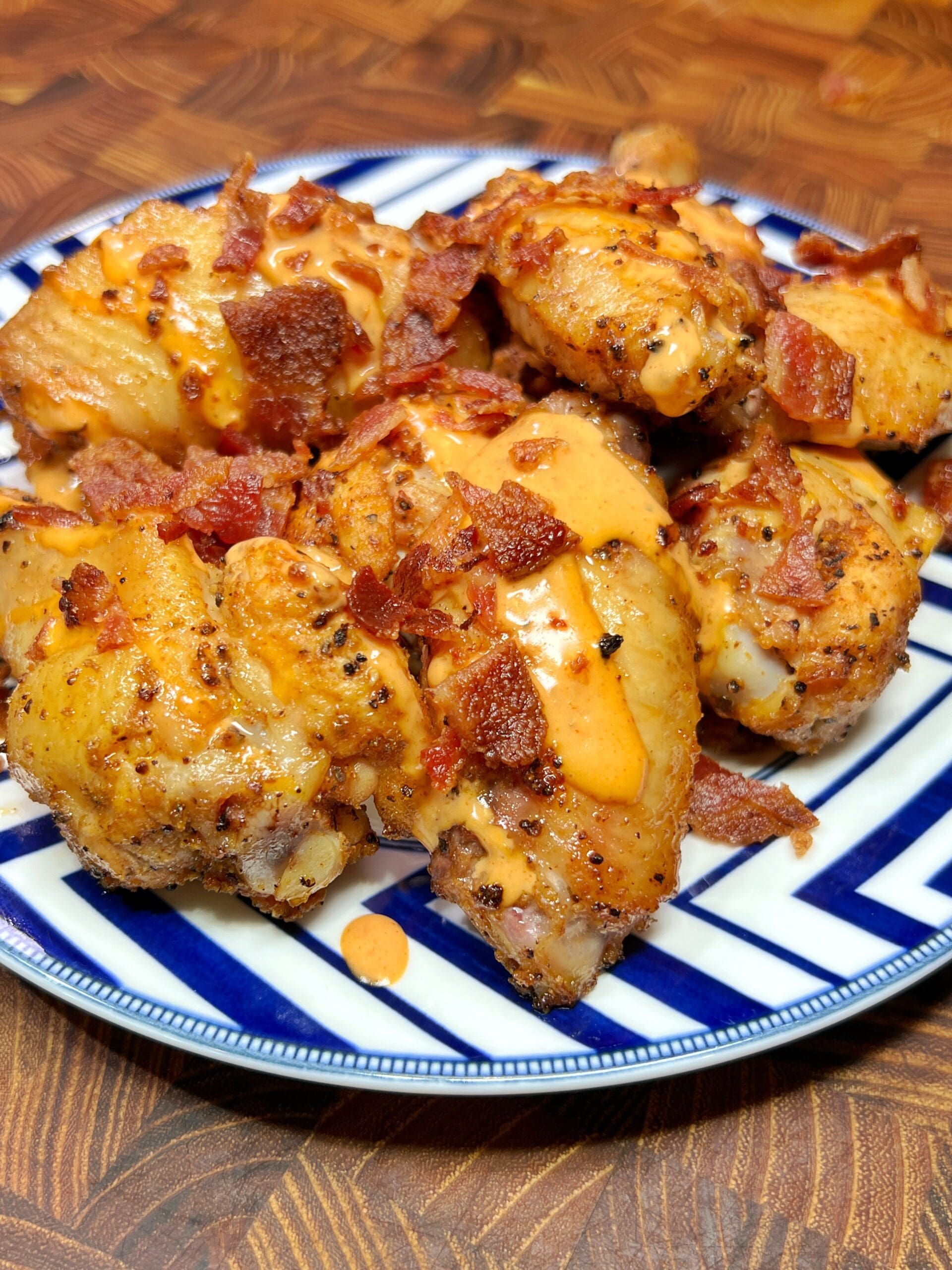 chicken bacon ranch buffalo wings