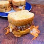 Easy Sheet Pan Grilled Cheese with Bbq Pulled Pork