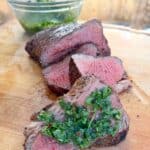 Open Fire Tritip with Smoked Chimichurri Recipe