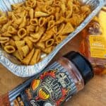 Spicy Cajun Honey Smoked Bugles - Easy Smoker Snack Recipe