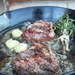 Reverse Seared Top Sirloin Filet with Smoked Butter