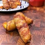 Delicious Bacon Wrapped Mozzarella Sticks: a Cheesy Snack Delight