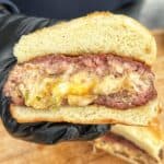 Spicy Jalapeño Popper Juicy Lucy Stuffed Burger