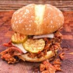 Pulled Pork Rib Sandwich