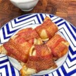 Bacon Wrapped Pierogies