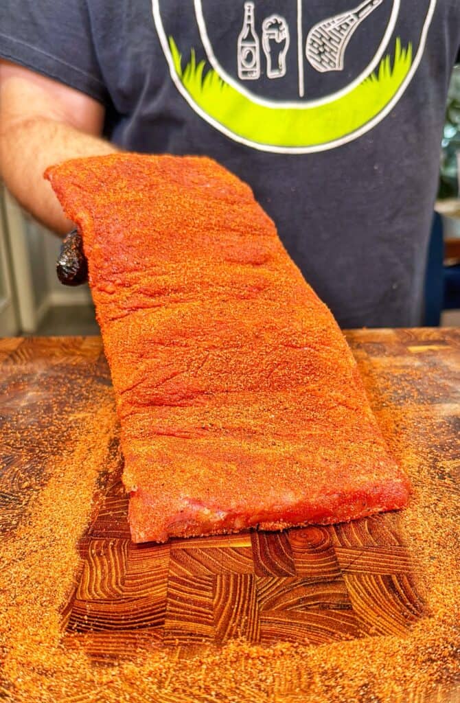 Honey Buffalo shredded rib sandwich
