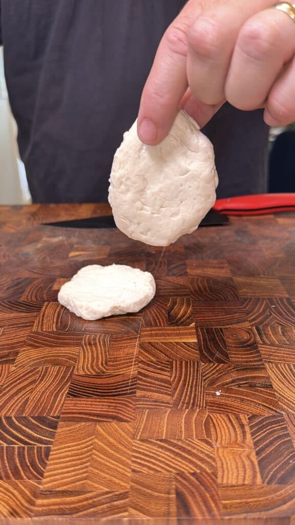 Preparing Cinnamon Sugar Biscuit Apple Pie Bake