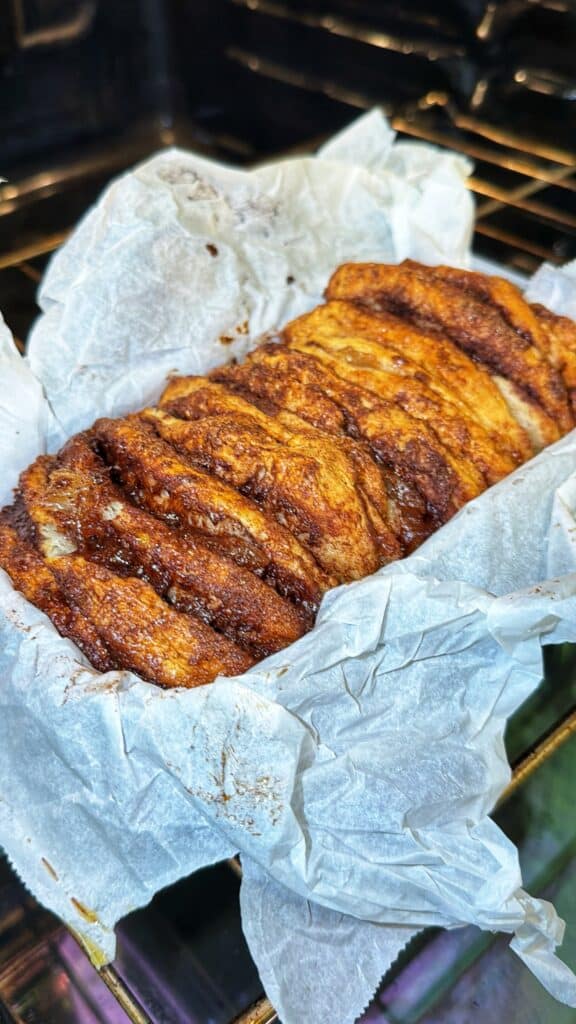 Preparing Cinnamon Sugar Biscuit Apple Pie Bake