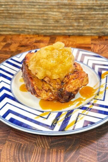 Preparing Cinnamon Sugar Biscuit Apple Pie Bake