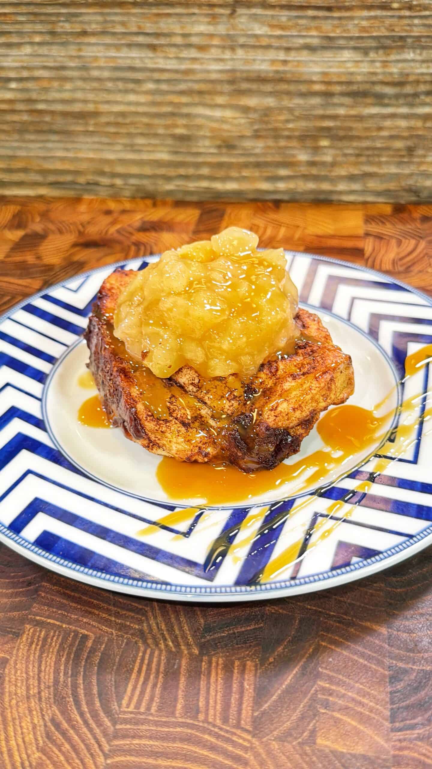 Preparing Cinnamon Sugar Biscuit Apple Pie Bake