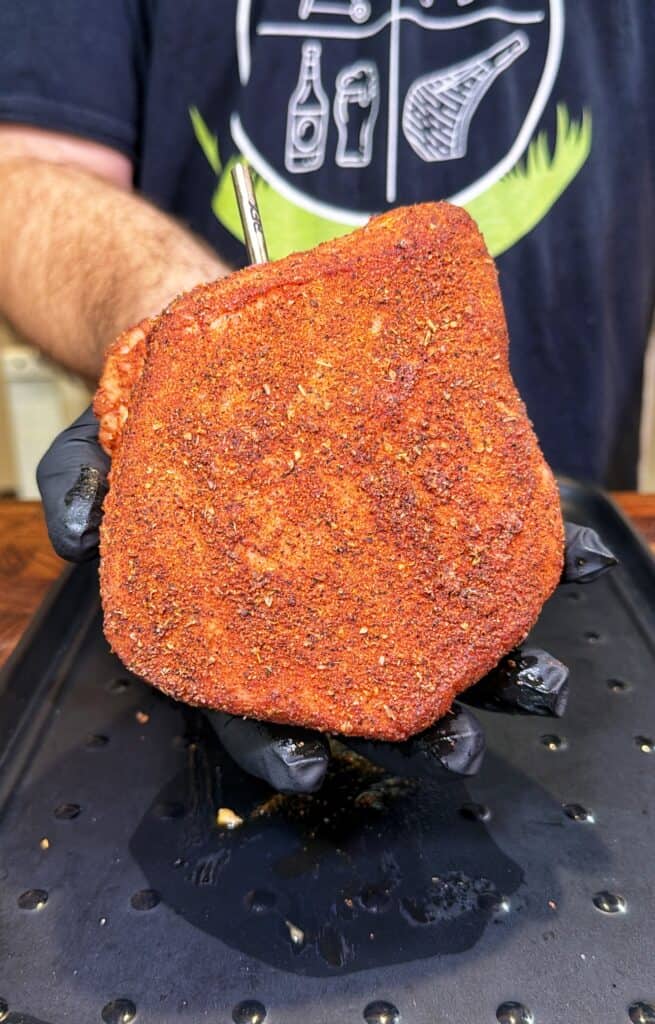 Smoked Cajun honey turkey breast.